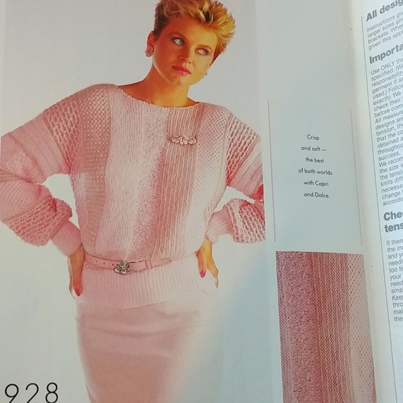 2 Texture Tones By Wendy Vintage Knitting Magazines - Picture 8 of 8